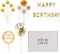 12PCS Birthday Cake Decoration Set – Gold Candles, Confetti & Cupcake Toppers